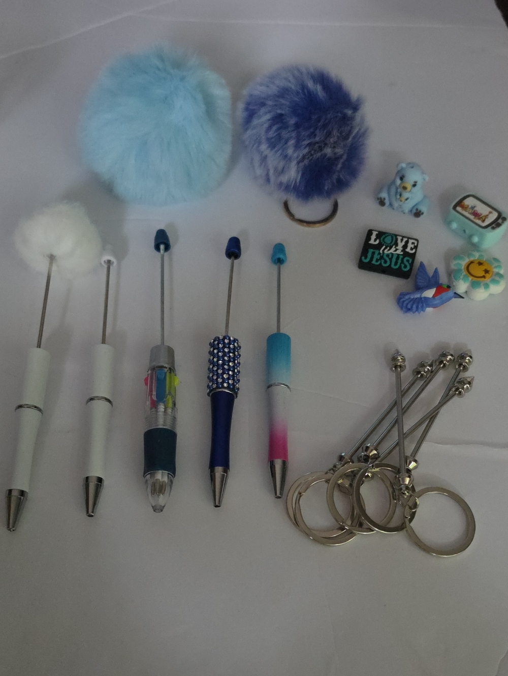 Pen/bag charm making supplies